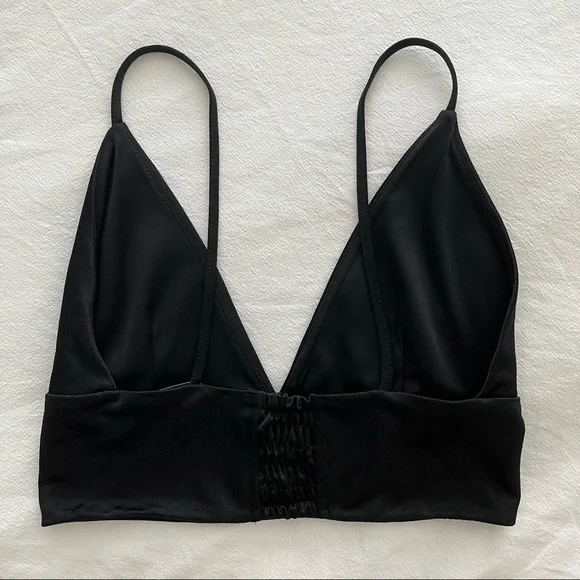 Zara Black Crop Tank - Picture 2 of 3